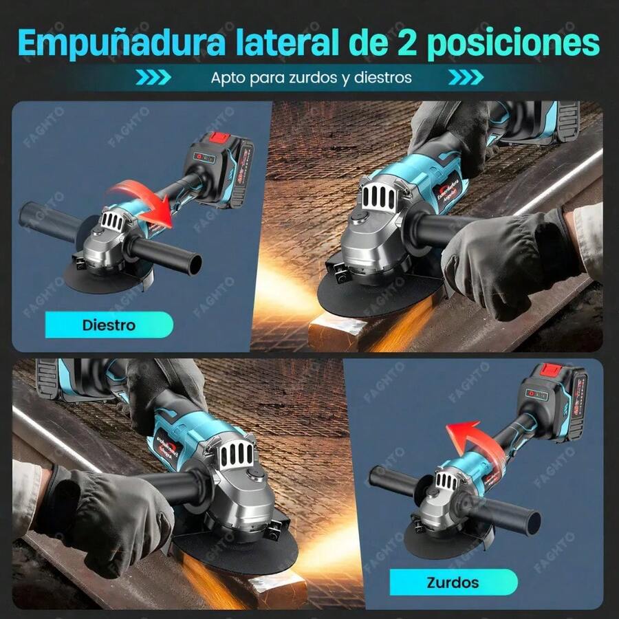 Amoladora Angular Inalámbrica