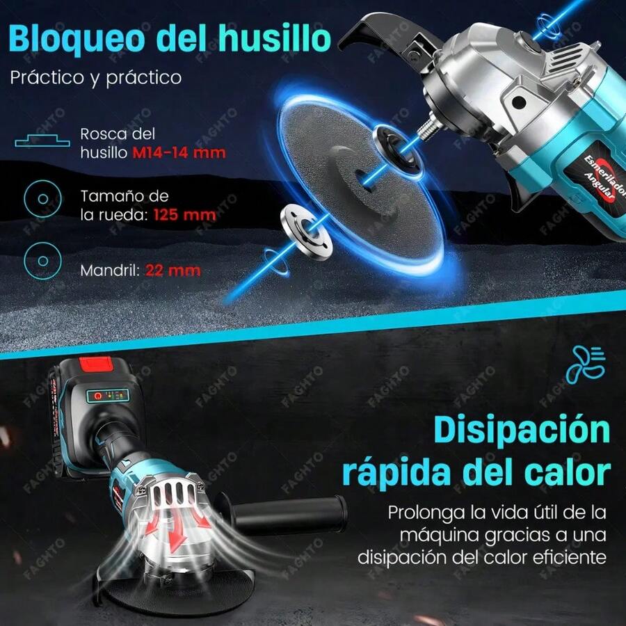 Amoladora Angular Inalámbrica
