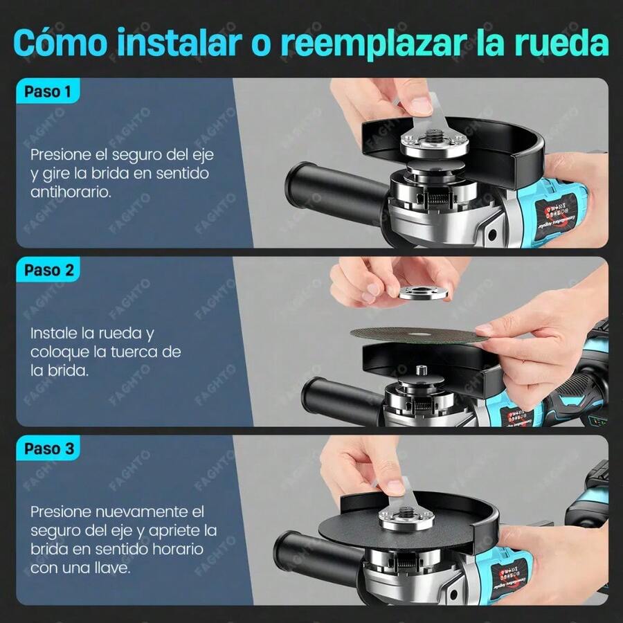Amoladora Angular Inalámbrica