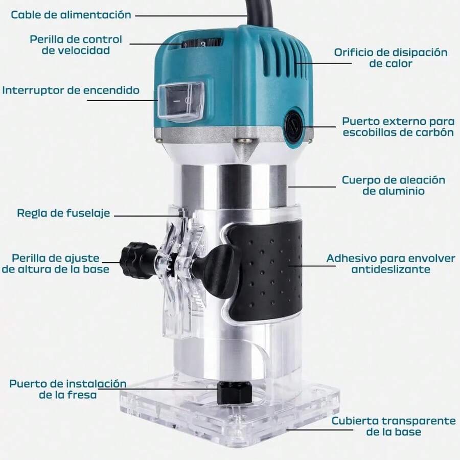 Fresadora de Madera 110V