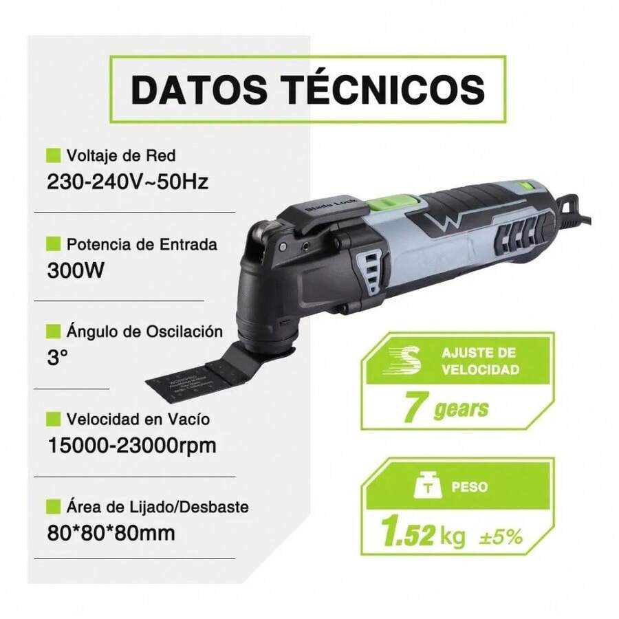 Multiherramienta Eléctrica 3.0A