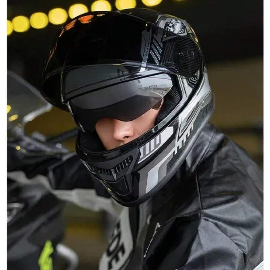 Casco Completo con Visor Retráctil