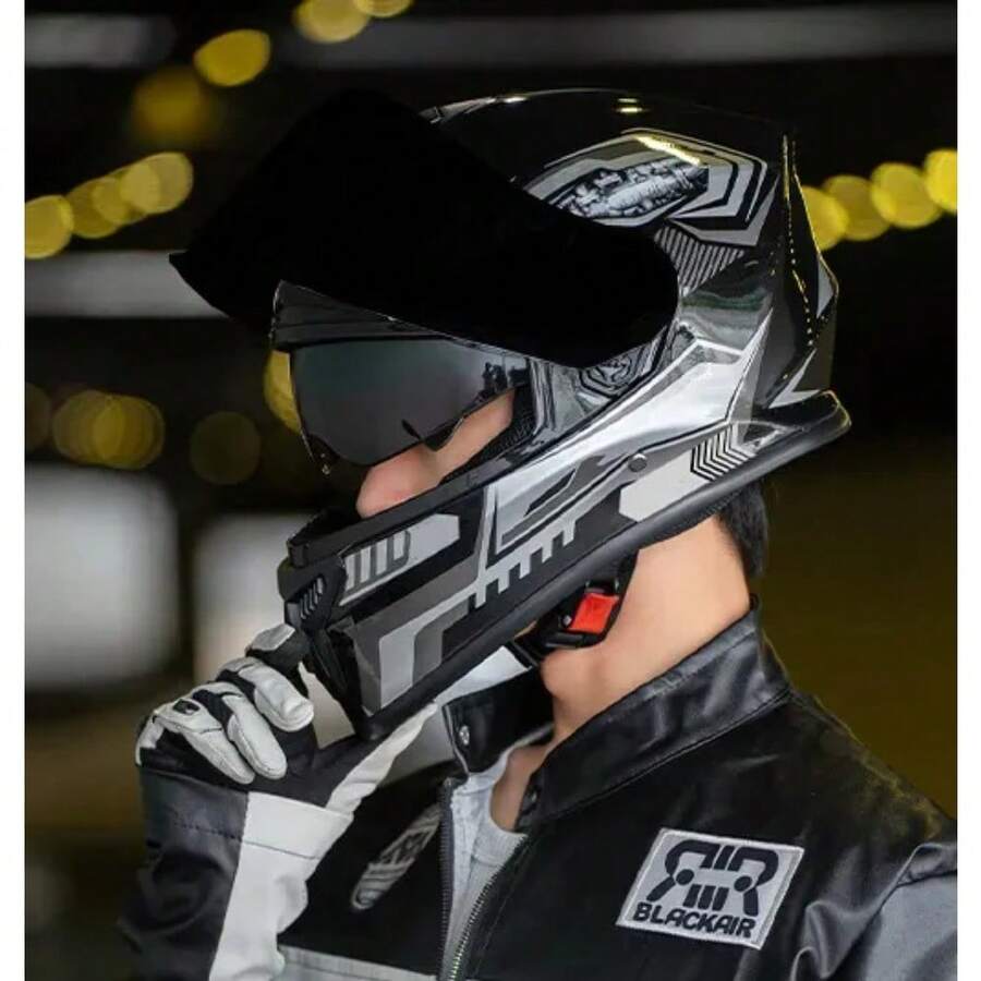 Casco Completo con Visor Retráctil