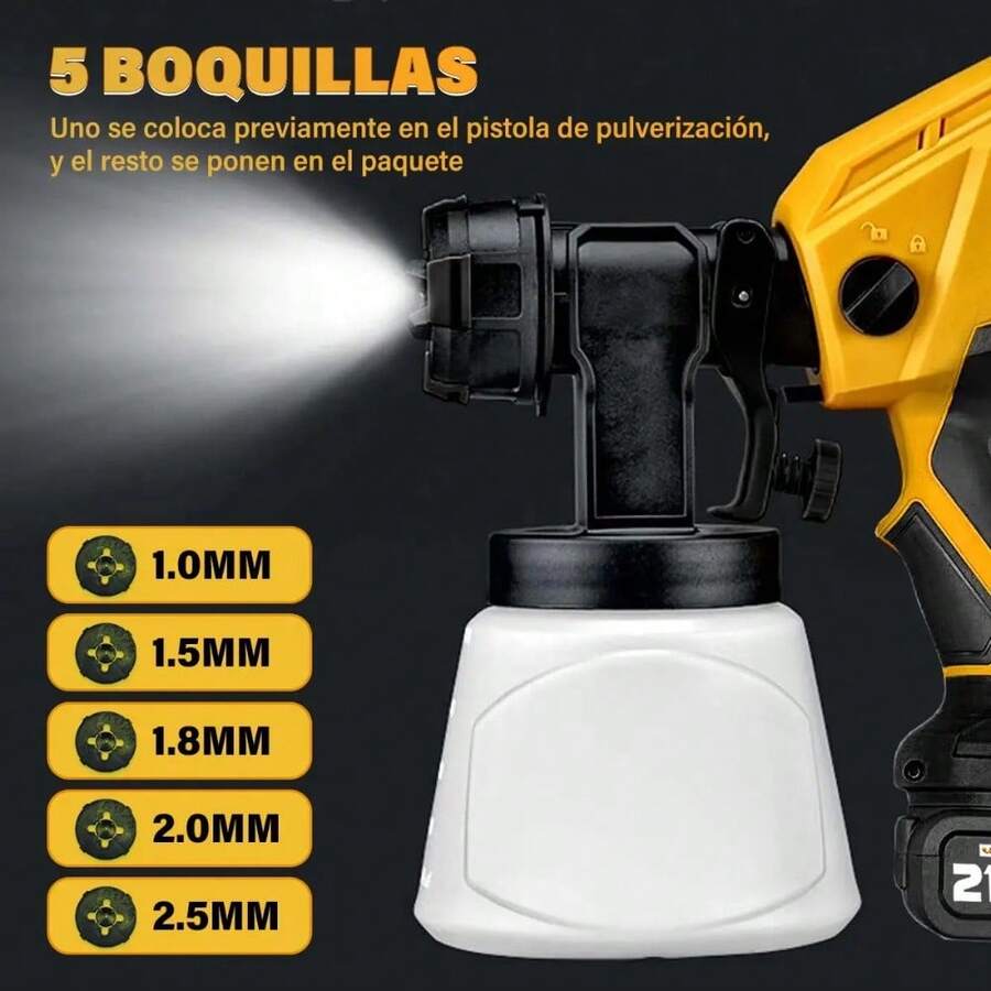 Pistola de Aerosol Profesional Inalámbrica