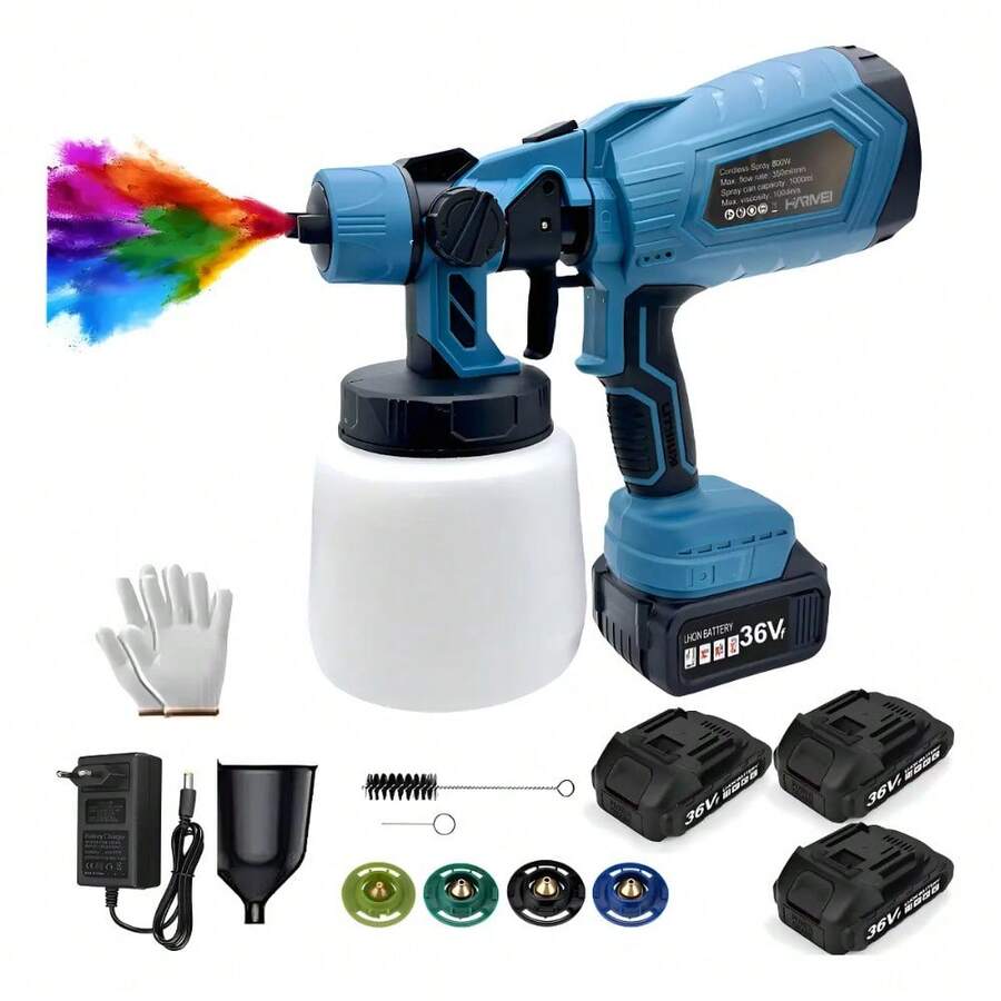 Pistola de Pintura Inalámbrica 800W