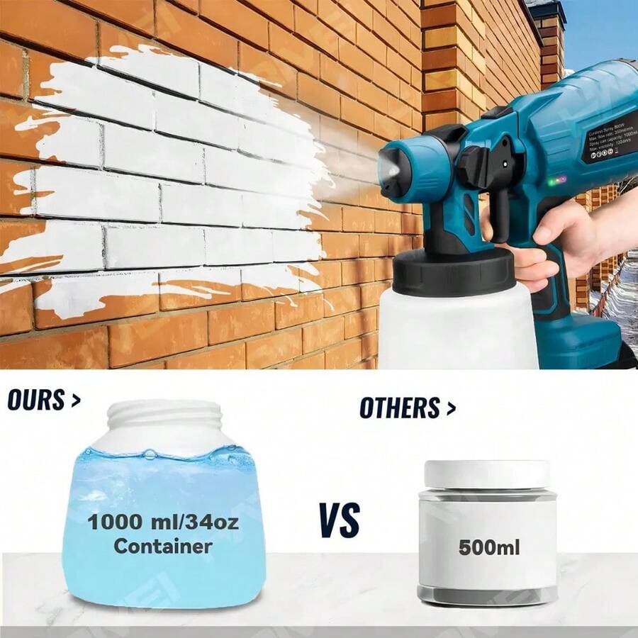Pistola de Pintura Inalámbrica 800W