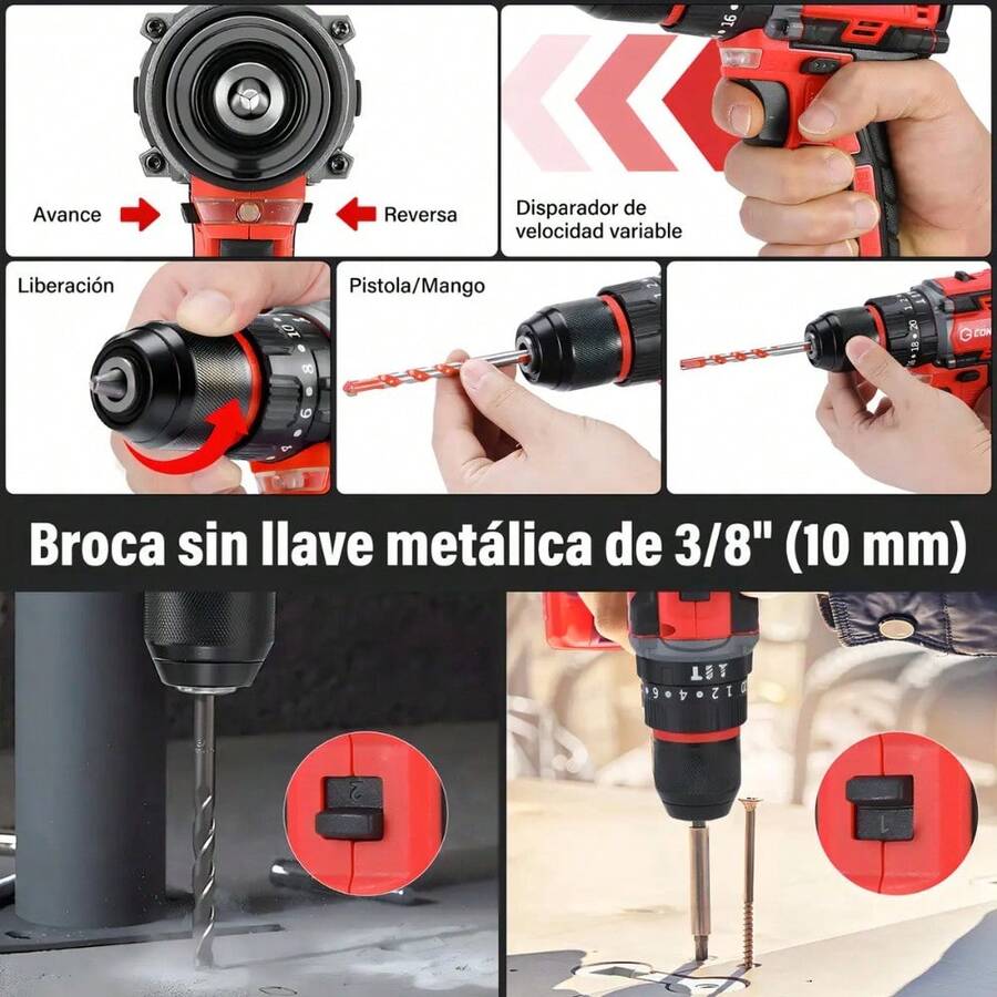 Pistola Taladro Inalámbrica 55NM