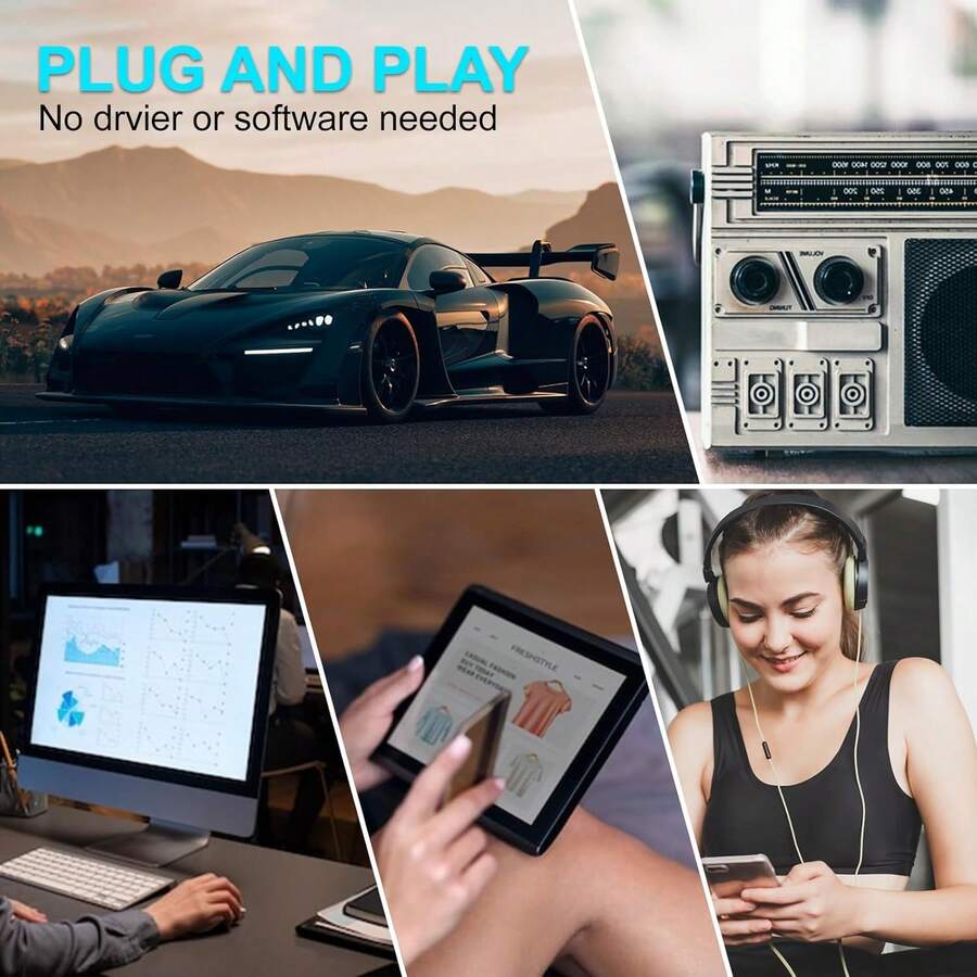 Adaptador Convertidor Casete Bluetooth Para Coche Automóvil