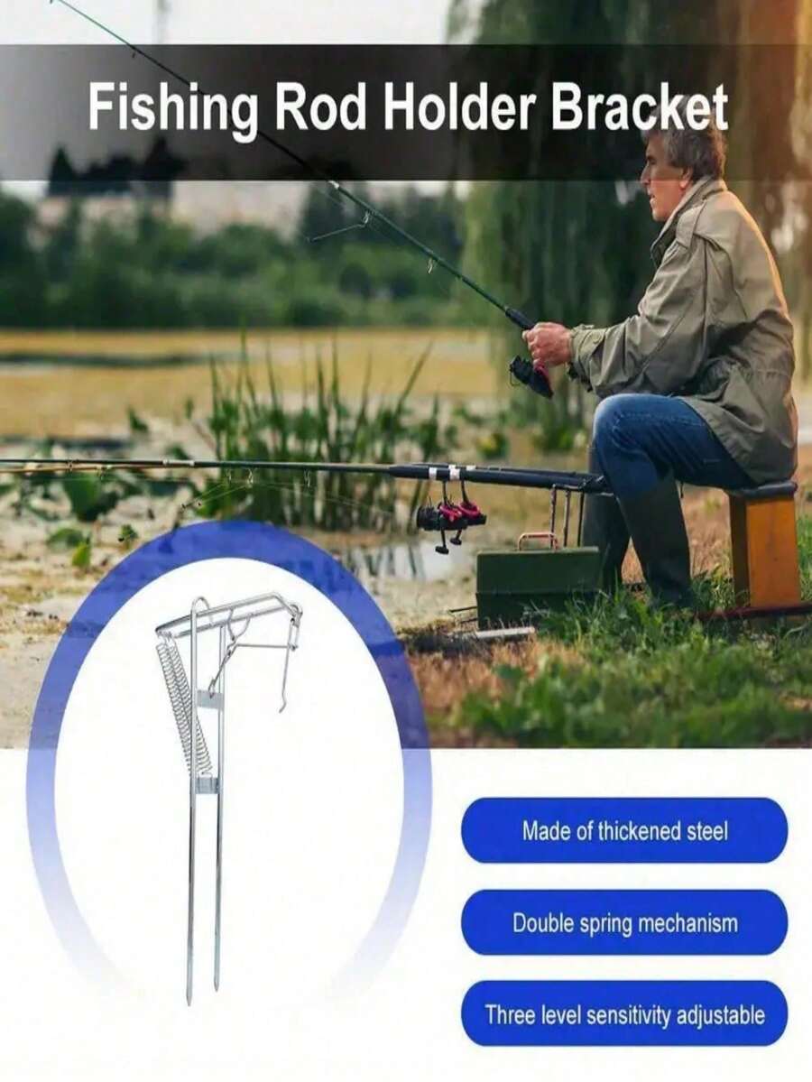 Soporte automático para caña de pescar para exteriores, pesca sin manos
