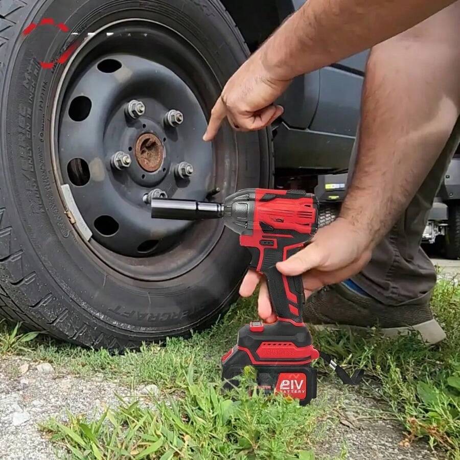 Llave de Impacto Inalámbrica 21V + Taladro Eléctrico 2 en 1