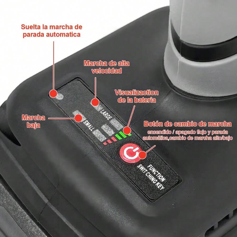 Llave de Impacto 21V con 520Nm + Kit Completo de Accesorios
