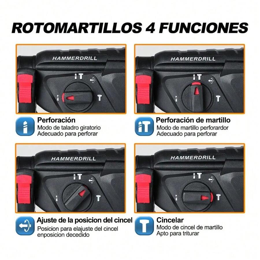 Rotomartillo 800W SDS Plus