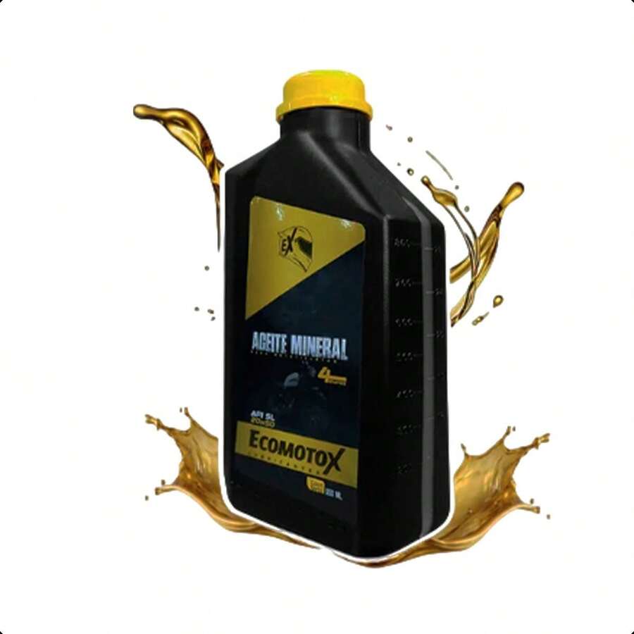 Paquete 6 Aceites Minerales 20W50 API SL 4 Tiempos Ecomotox – Protección y rendimiento confiable
