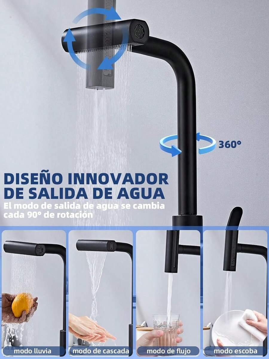 Mcmxtap Grifo de avabo de 4 modos