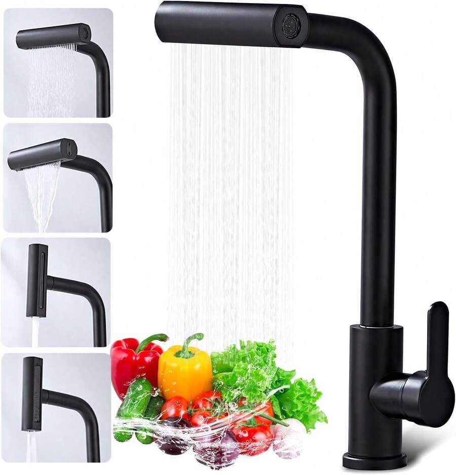 Mcmxtap Grifo de avabo de 4 modos