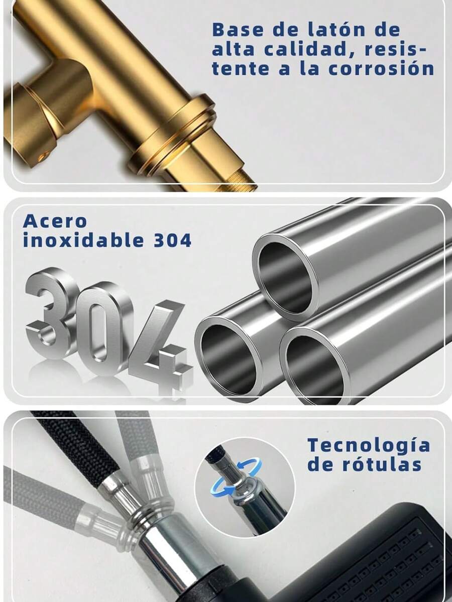 Mcmxtap Grifo de avabo de 4 modos