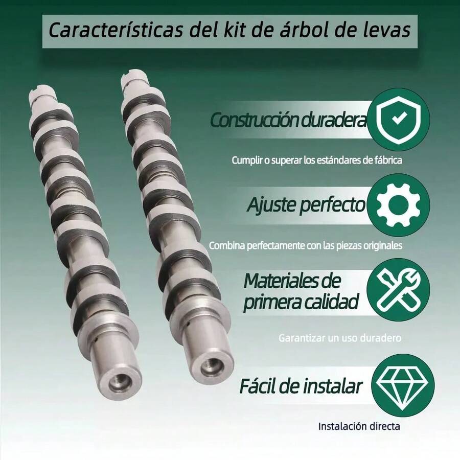 Kit Árbol de Levas de Admisión y Escape para Platina