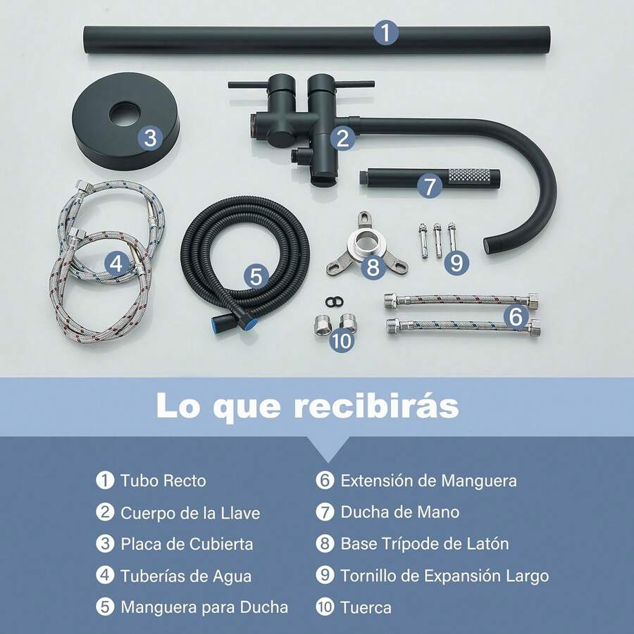 Mcmxtap Grifo de Pie Independiente para Bañera Negro Mate/Cromado/Níquel