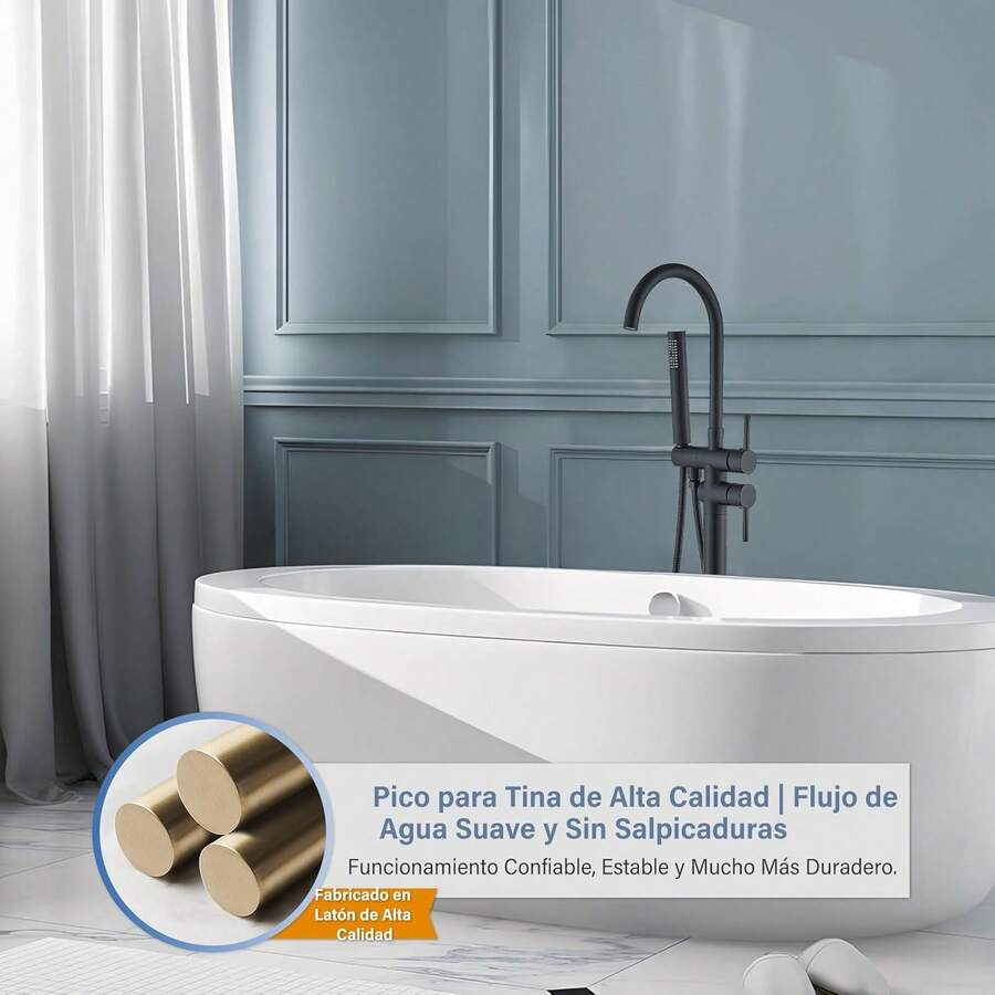 Grifo de Pie Independiente para Bañera