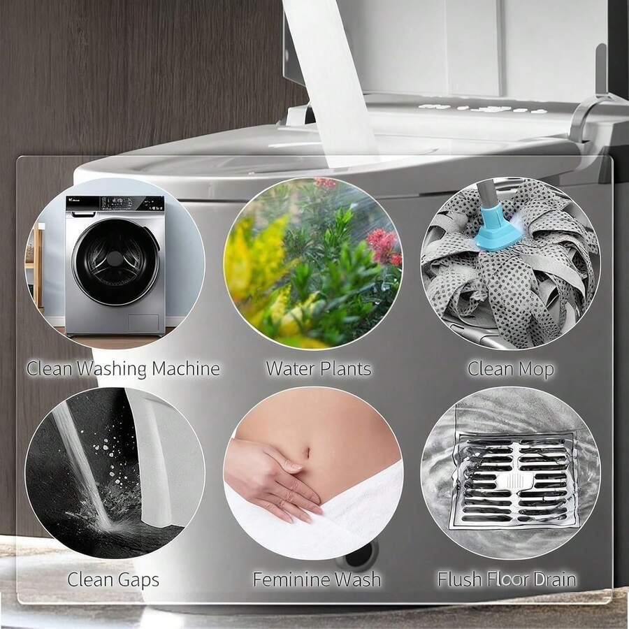 Bidet Pulverizador Acero Inoxidable: Baño Bidé Pulverizador Set