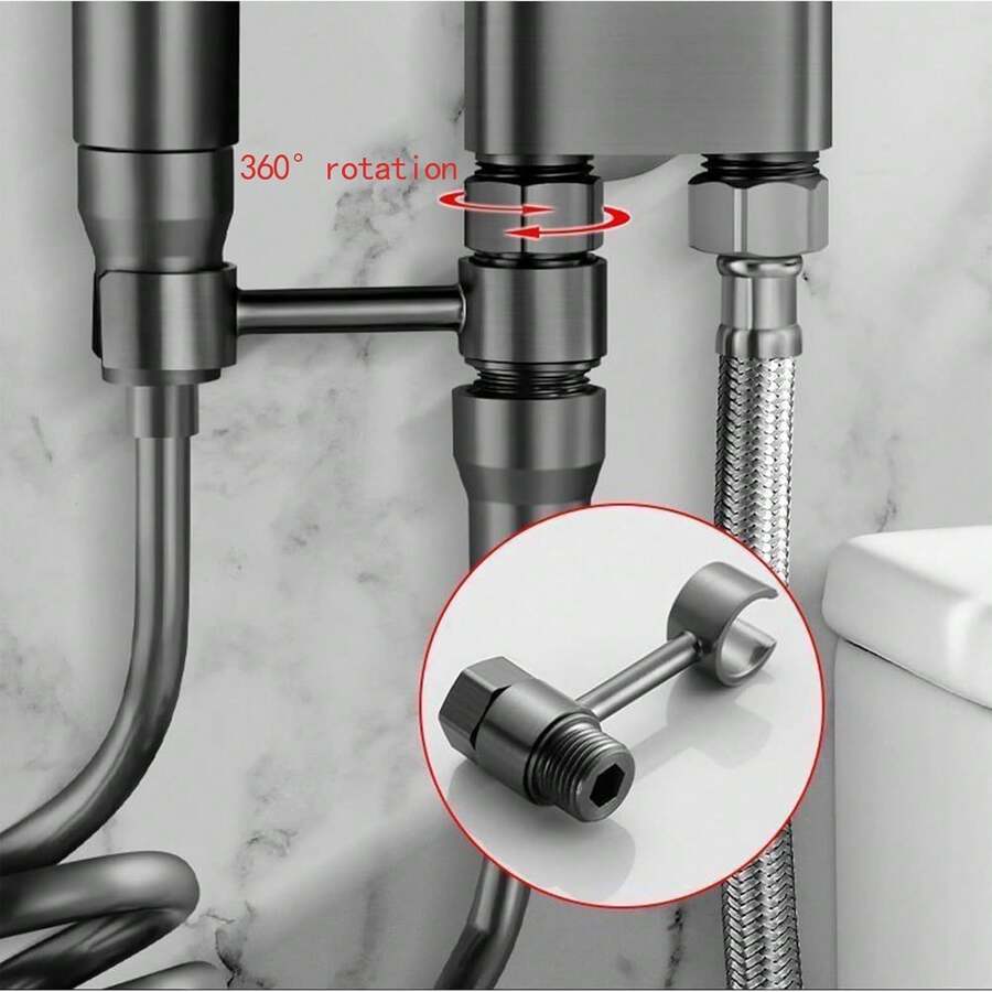 Bidet Pulverizador Acero Inoxidable: Baño Bidé Pulverizador Set