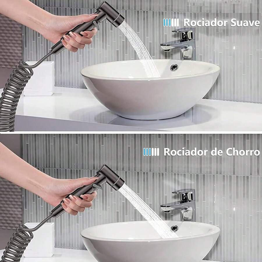 Bidet Pulverizador Acero Inoxidable: Baño Bidé Pulverizador Set