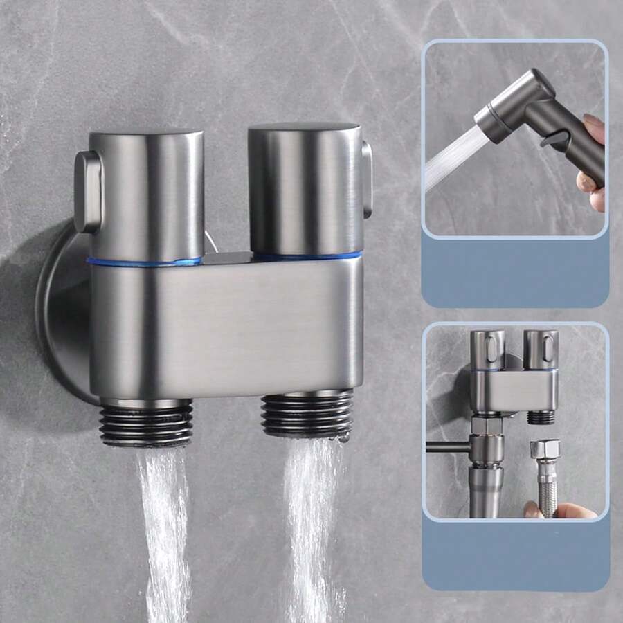 Bidet Pulverizador Acero Inoxidable: Baño Bidé Pulverizador Set
