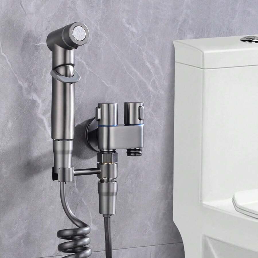 Bidet Pulverizador Acero Inoxidable: Baño Bidé Pulverizador Set