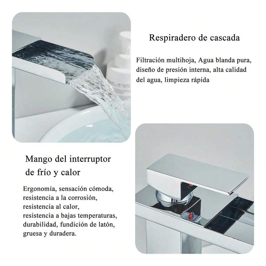 Mcmxtap Cromo Monomando para Lavabo
