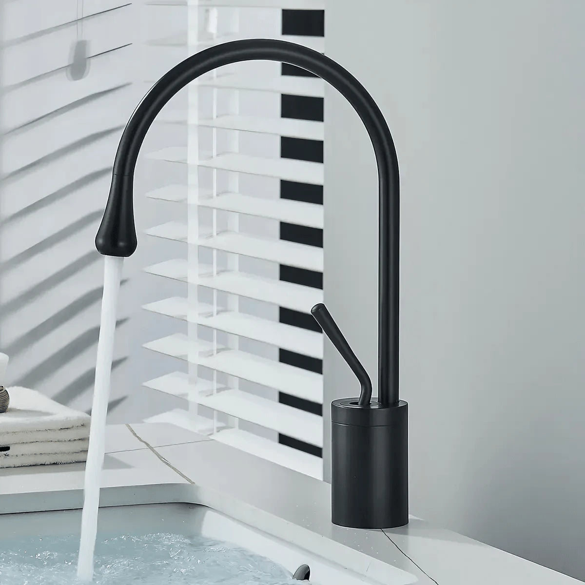 Grifos de baño en oro cepillado