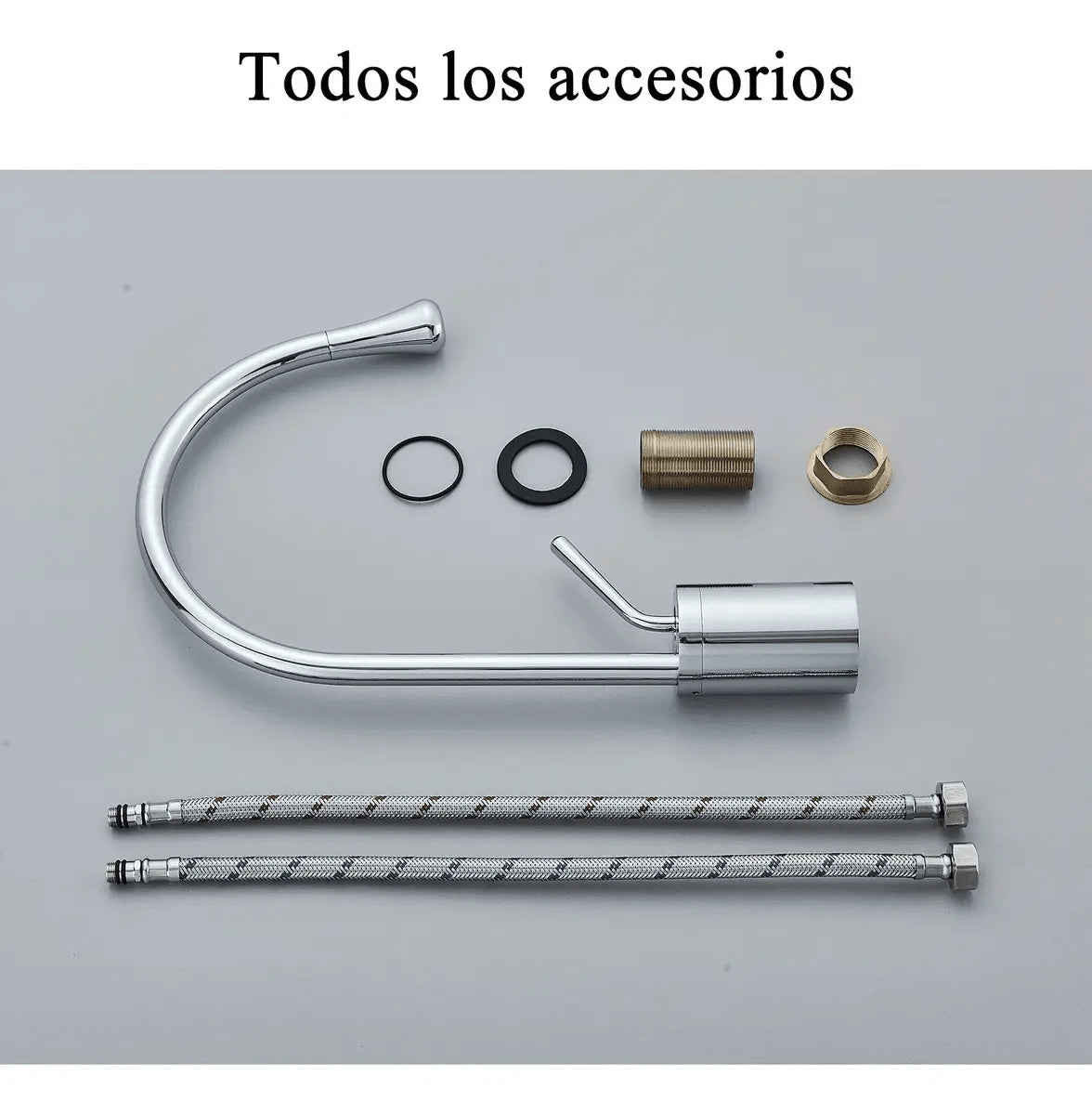 Grifos de baño en oro cepillado