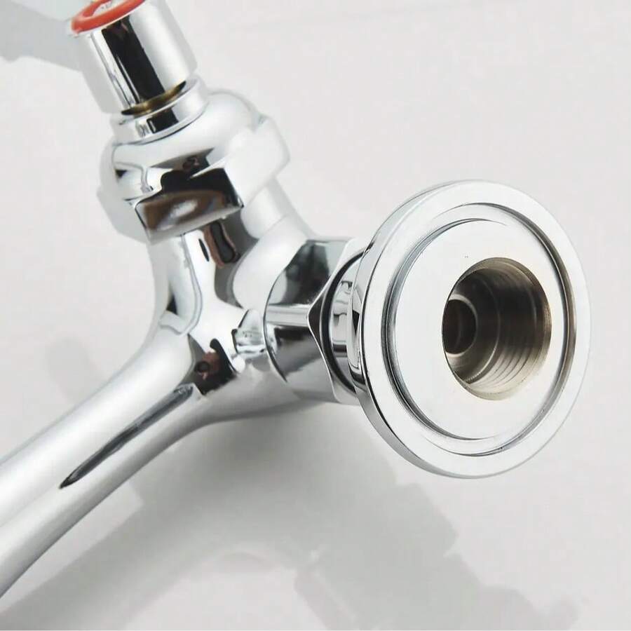 Mcmxtap Cromo Grifo de cocina de montaje en pared