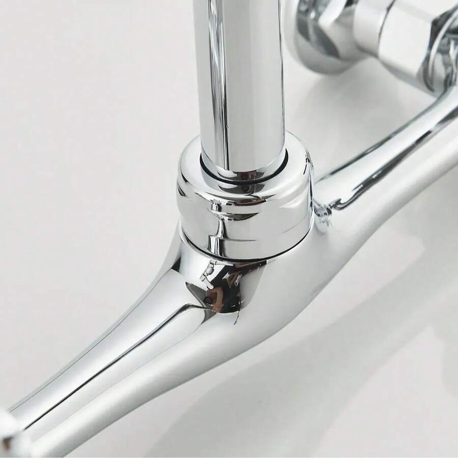 Mcmxtap Cromo Grifo de cocina de montaje en pared