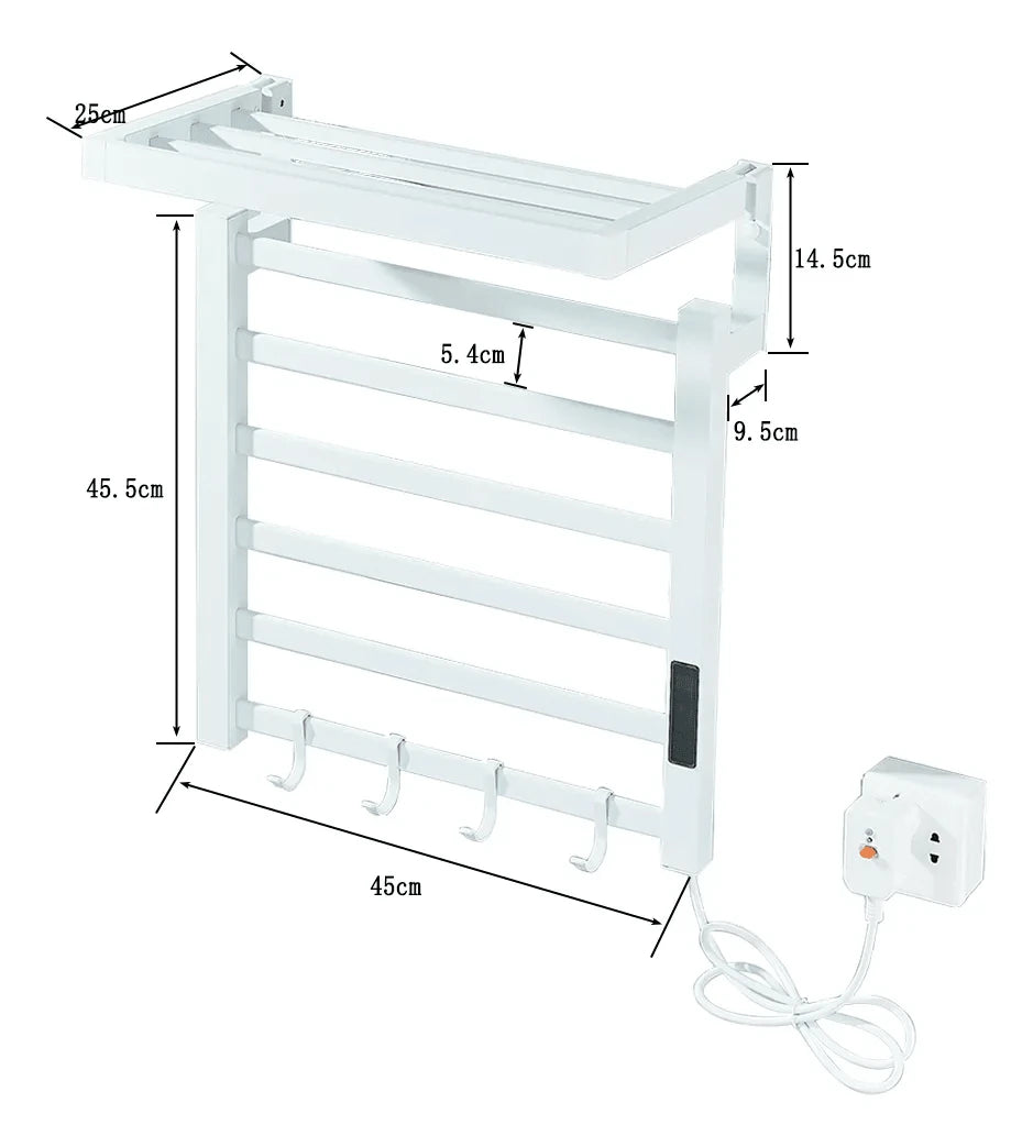 Mcmxtap Negro / Blanco Estante calentador de torre(43*60cm)