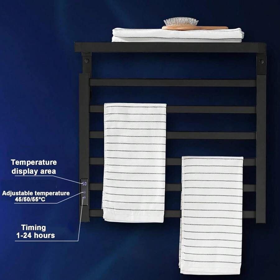 Mcmxtap Negro / Blanco Estante calentador de torre(43*60cm)