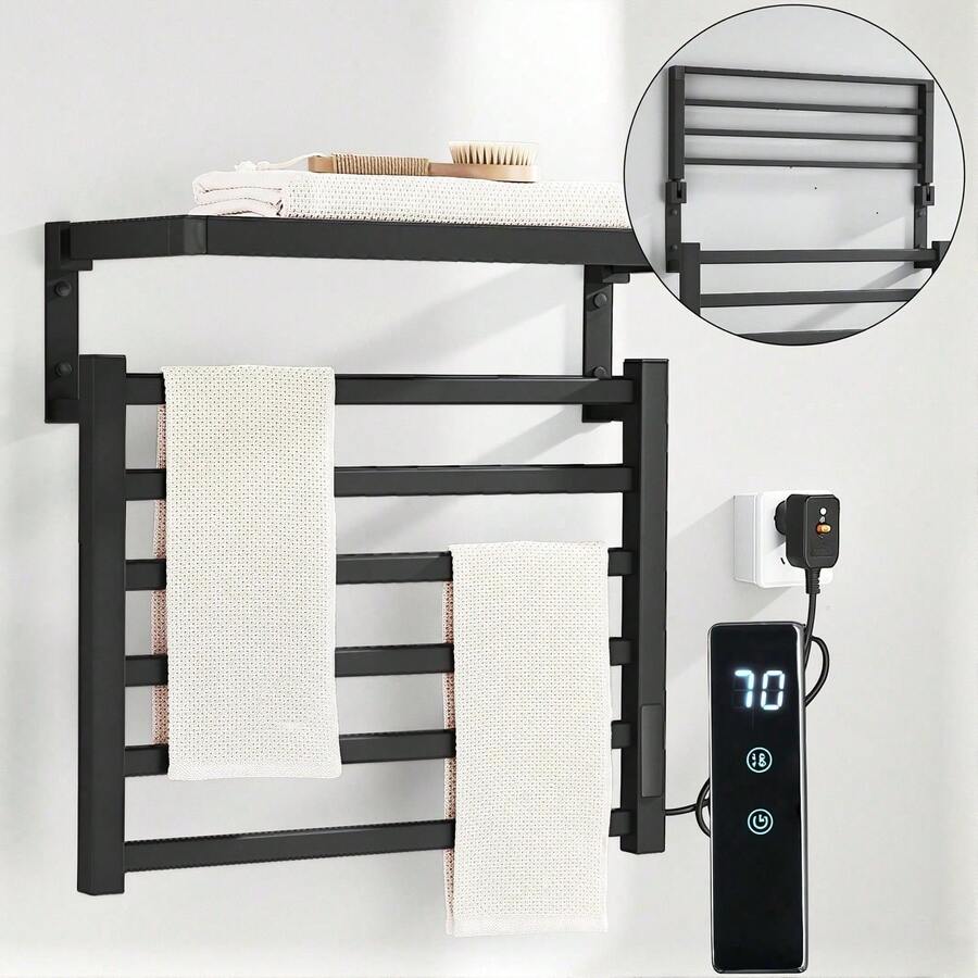toallero eléctrico calentado para baño