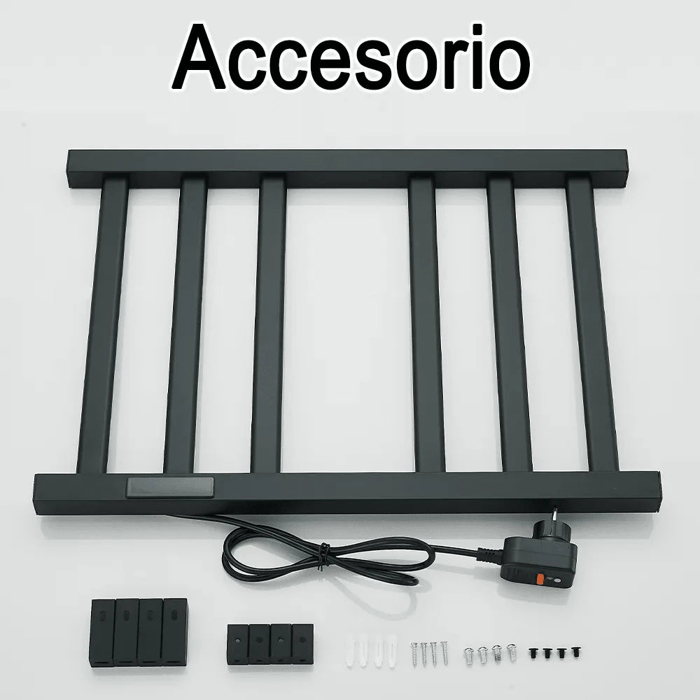 toallero eléctrico calentado para baño