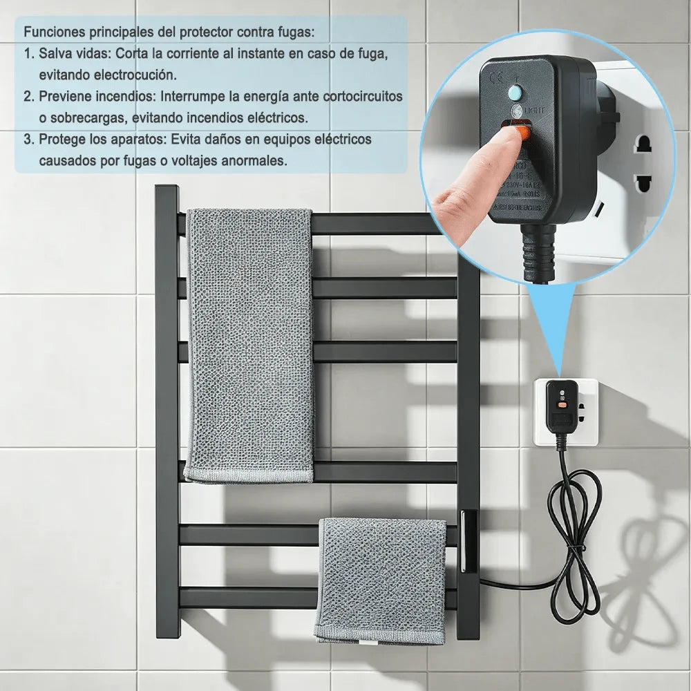 Mcmxtap Negro / Blanco Estante calentador de torre(43*60cm)