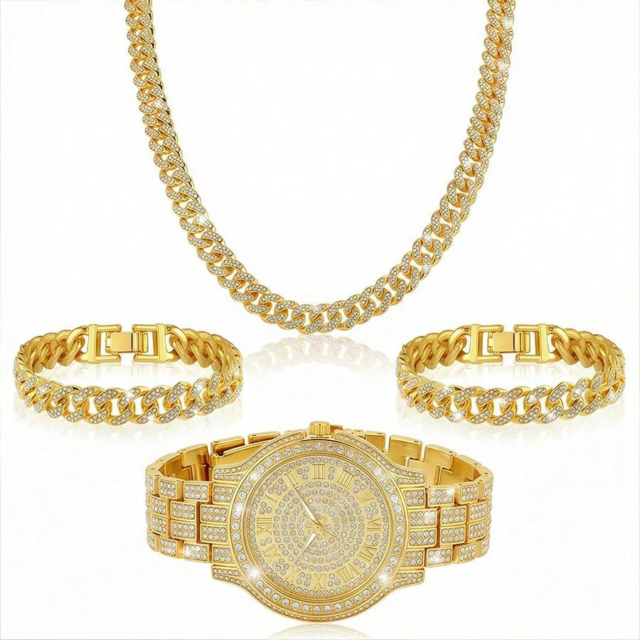 Conjunto de 4 Piezas de Joyas