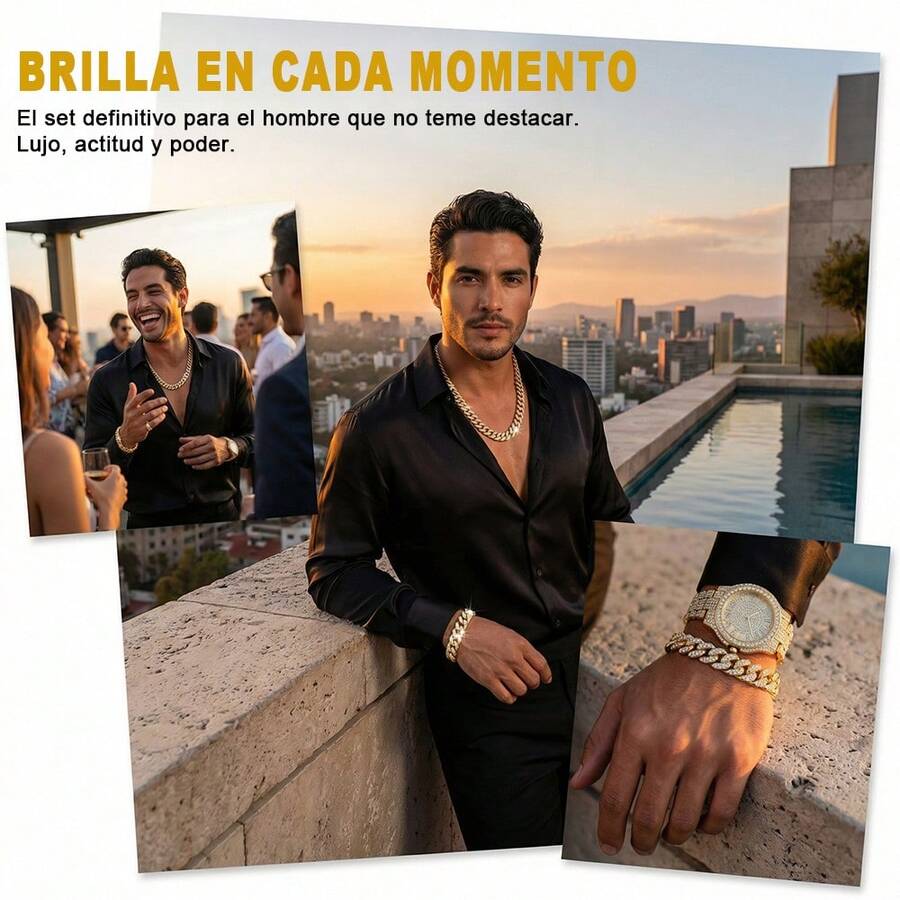 Conjunto de 4 Piezas de Joyas