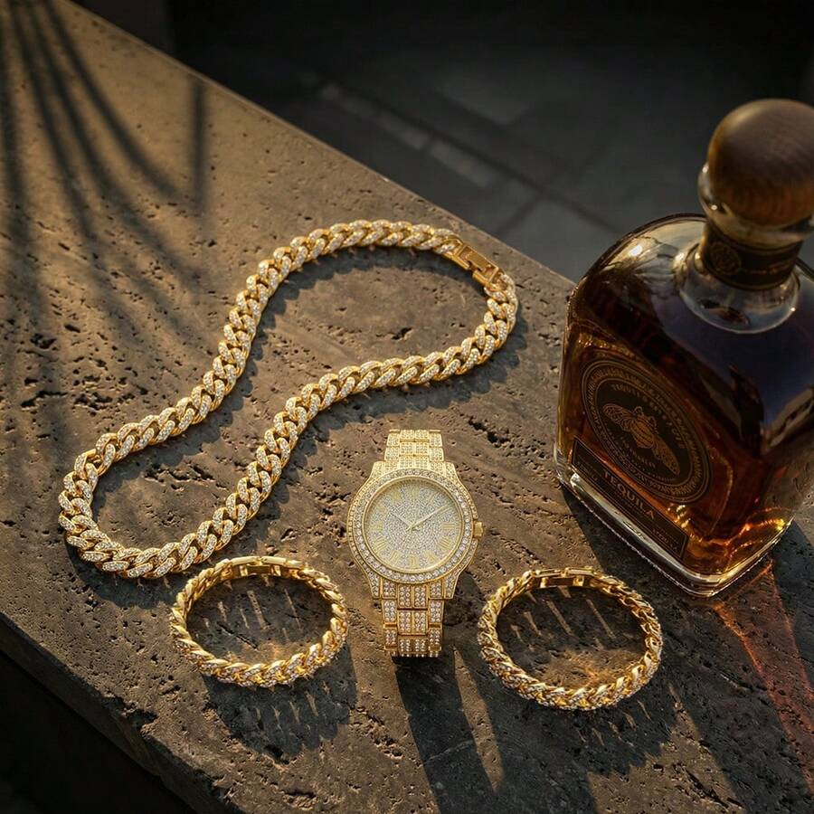 Conjunto de 4 Piezas de Joyas