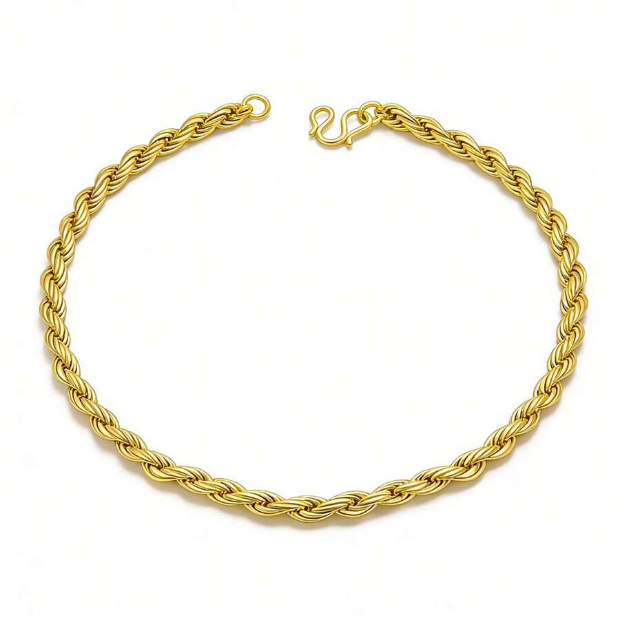 Cadena Trenzada para Hombre Golden