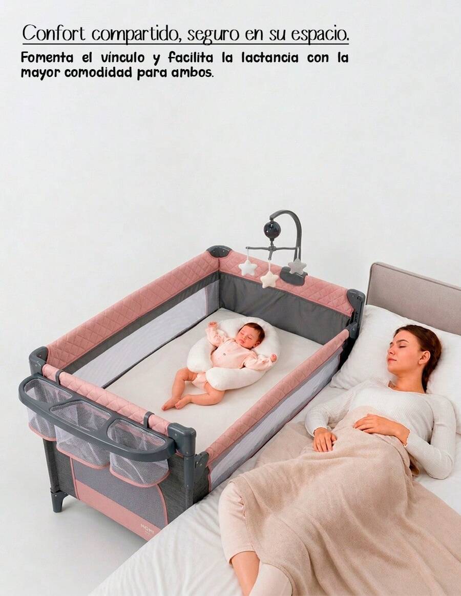 Cuna Corral 4 En 1 Con Mosquitero Y Cambiador