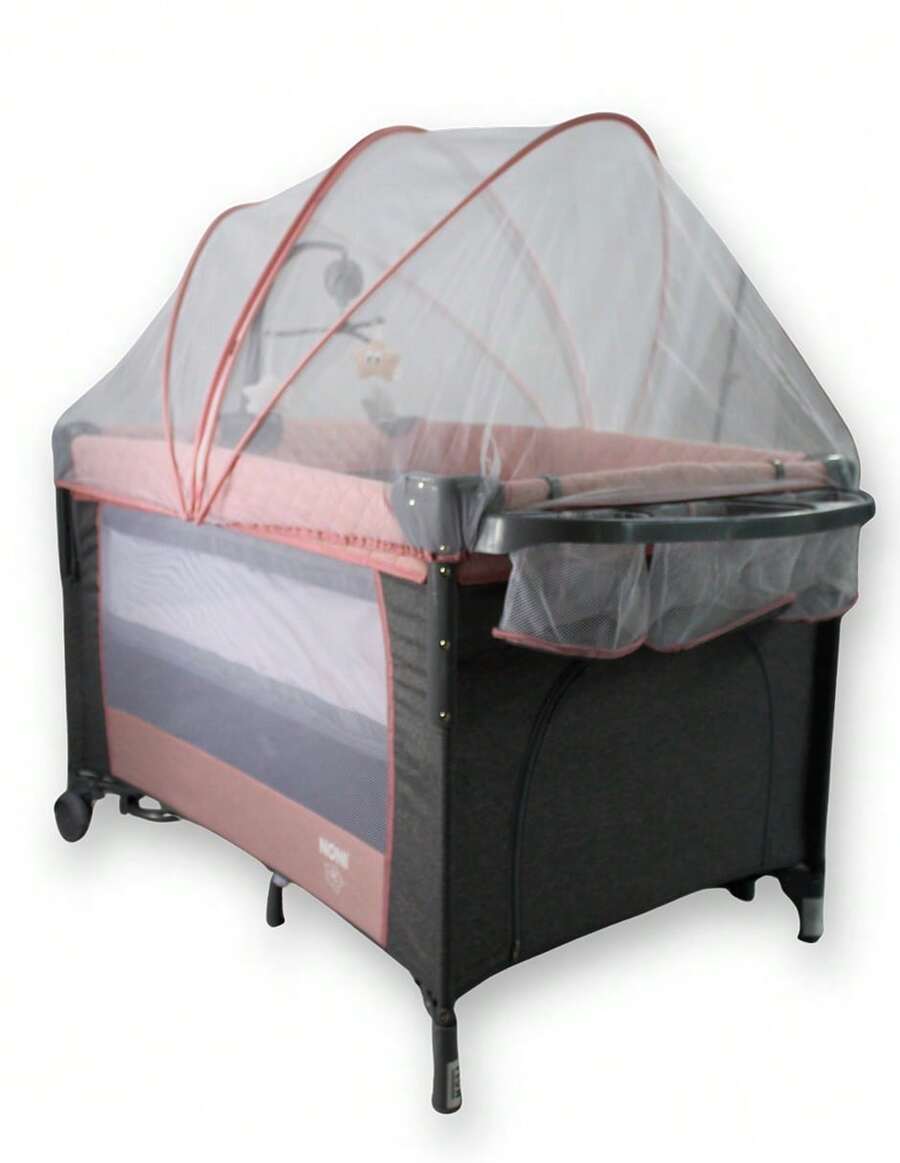 Cuna Corral 4 En 1 Con Mosquitero Y Cambiador