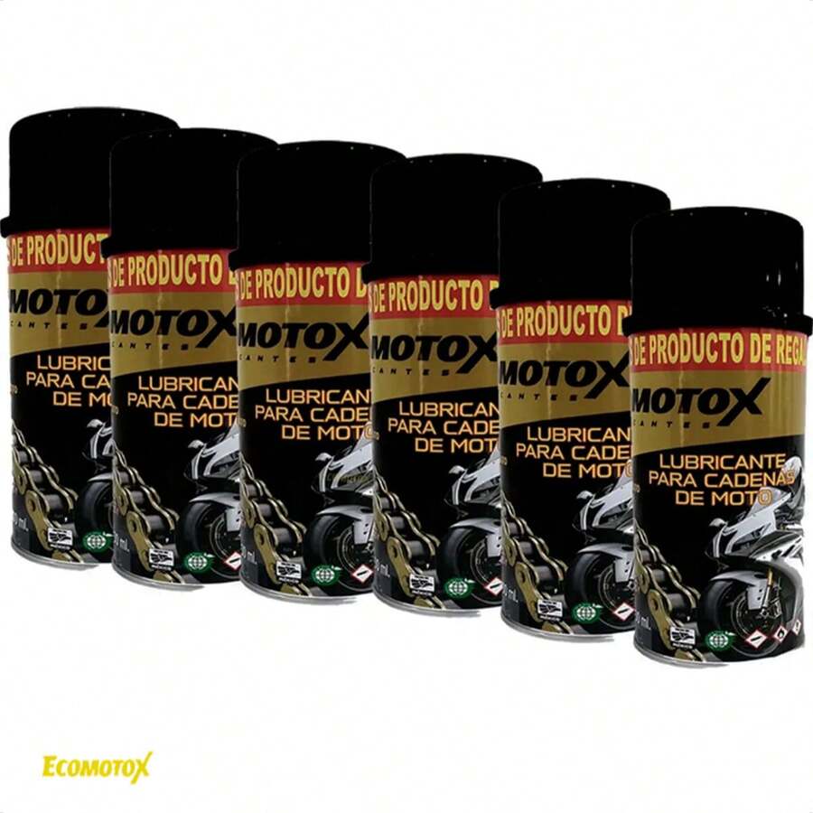 Paquete 6 Lubricantes para Cadena