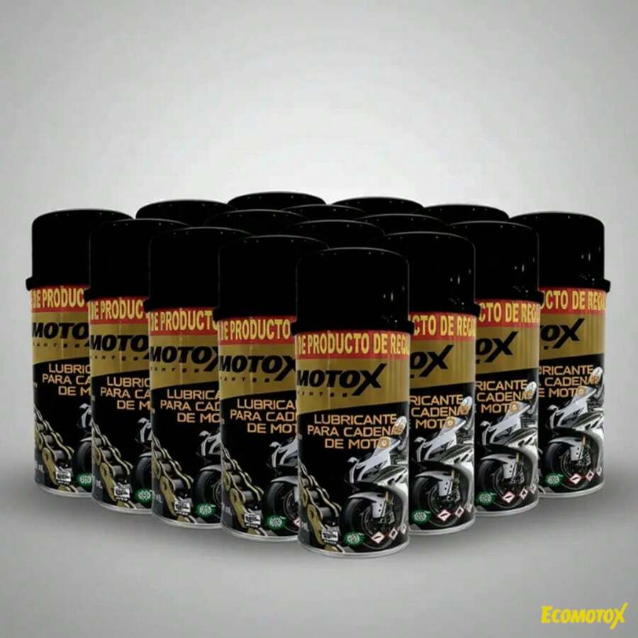 Paquete 12 Lubricantes, Cadena Ecomotox