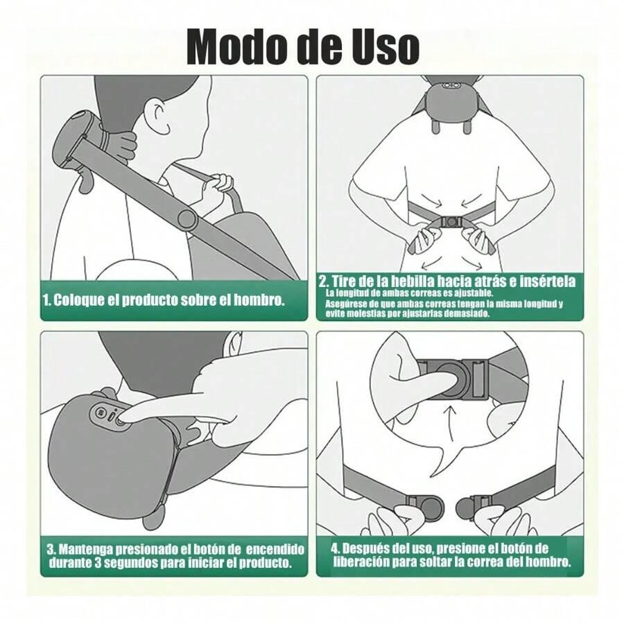 Mini Masajeador Eléctrico Portátil