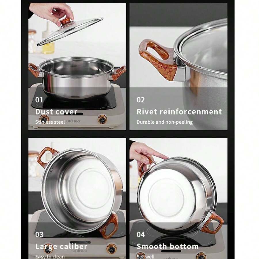 Juego De Utensilios De Cocina De Acero Inoxidable