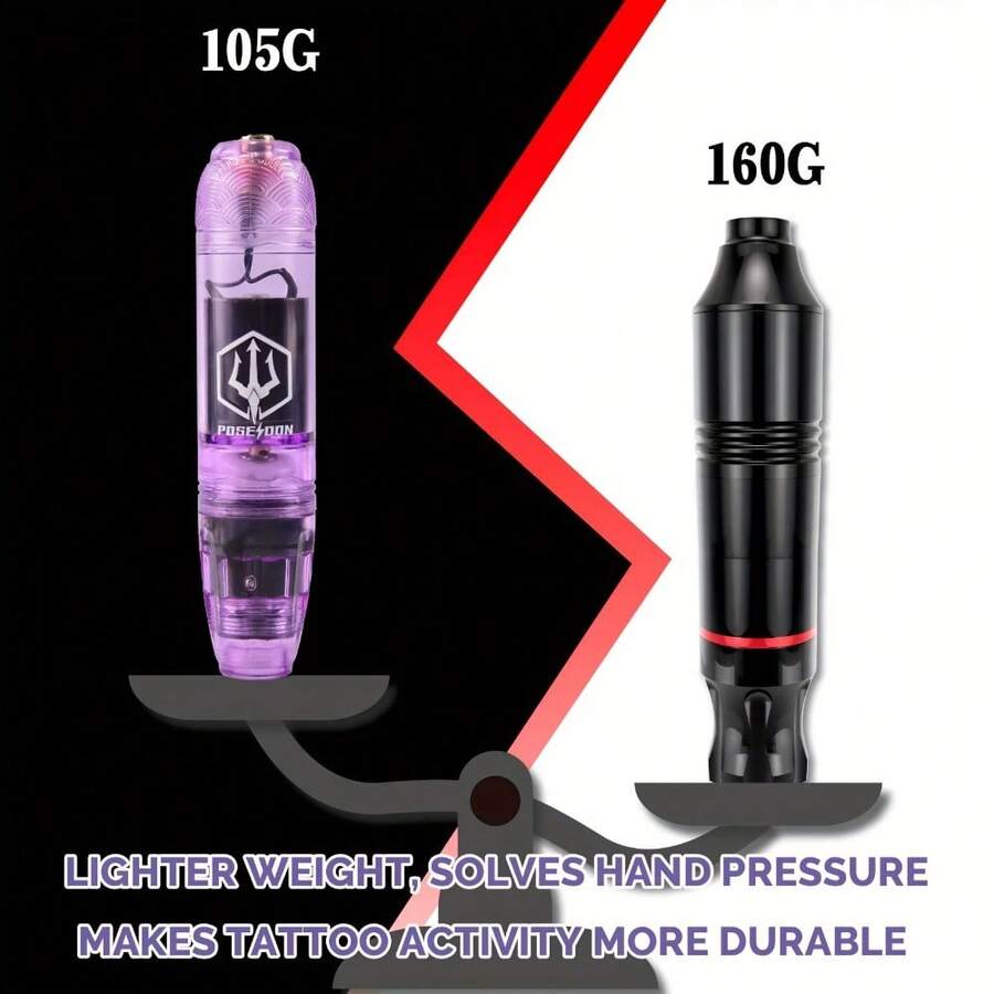 Pistola de Tatuaje Inalámbrica con Kit Completo de Accesorios