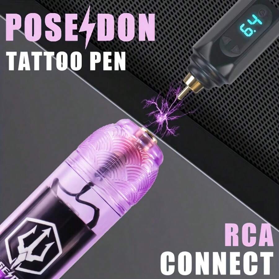 Pistola de Tatuaje Inalámbrica con Kit Completo de Accesorios